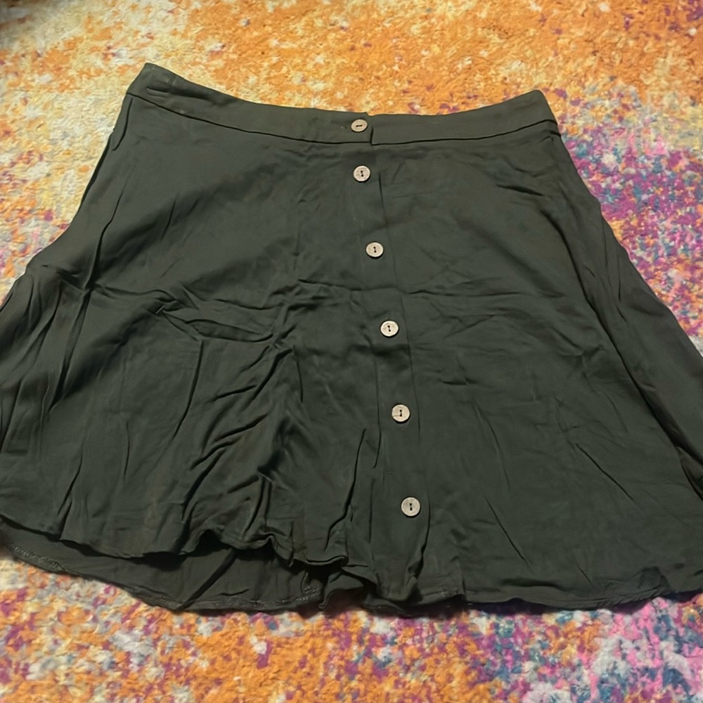 Maurices Button Front Circle Skirt